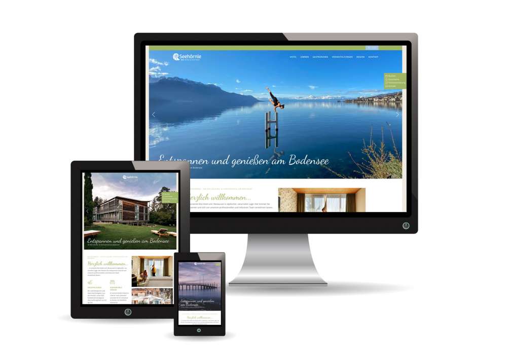 Webdesign Hotel Seehörnle